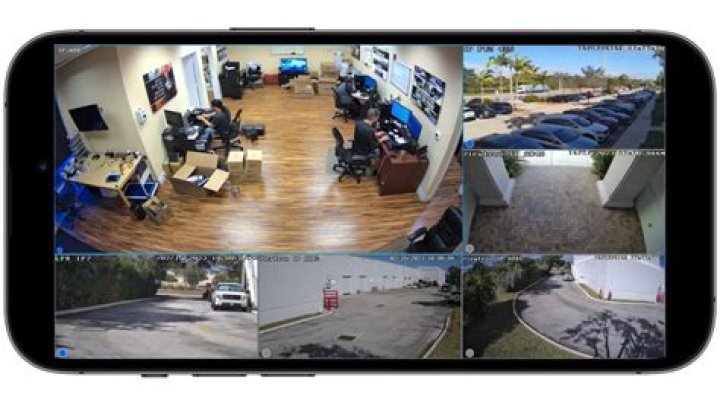 How can I watch security cameras on Android?