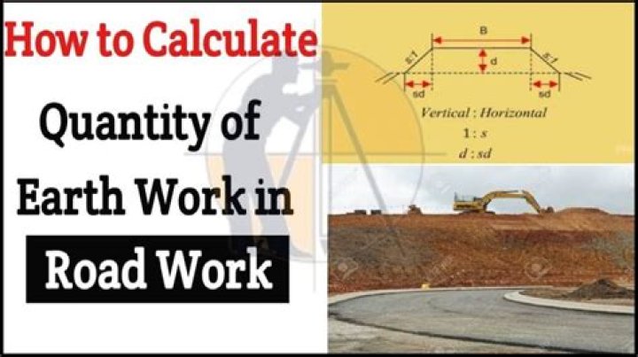 How do you calculate earthwork?
