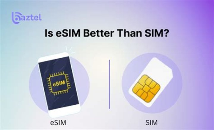 Is eSIM better than SIM?