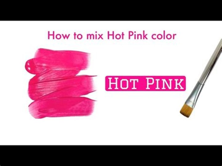 What Colours make hot pink?
