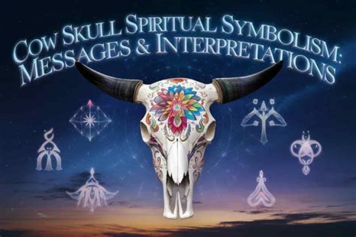 What does a cow skull symbolize?