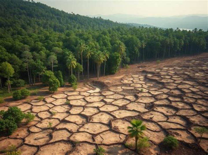 What is causing deforestation in Sumatra?